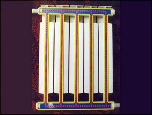 Схема алюминиевого радиатора отопления в разрезе. Как собрать алюминиевый радиатор