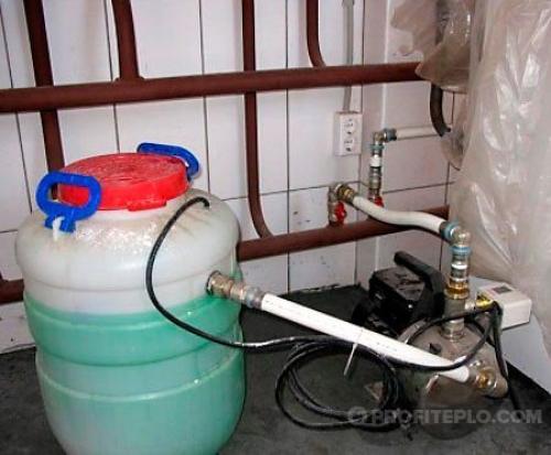 Тосол в систему отопления. Заполнение закрытой системы отопления