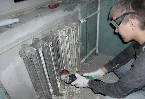 Сколько м2 в 1 секции чугунного радиатора. Площадь окраски чугунных радиаторов