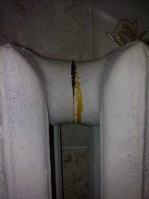 Размер гайки на чугунной батарее. Разборка чугунных радиаторов