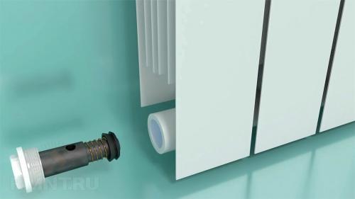 Подключение радиатора отопления к двухтрубной системе. Однотрубная система 02