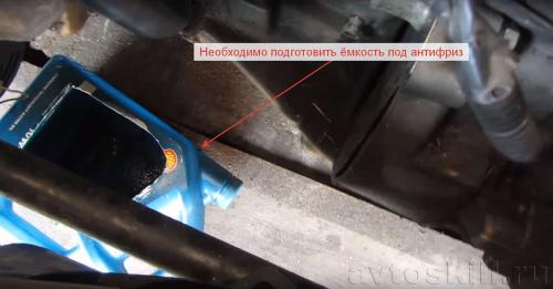 Как слить антифриз с блока. Как полностью слить антифриз