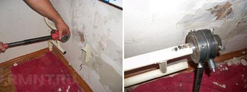 Как снять американку с батареи. Подключение к сети