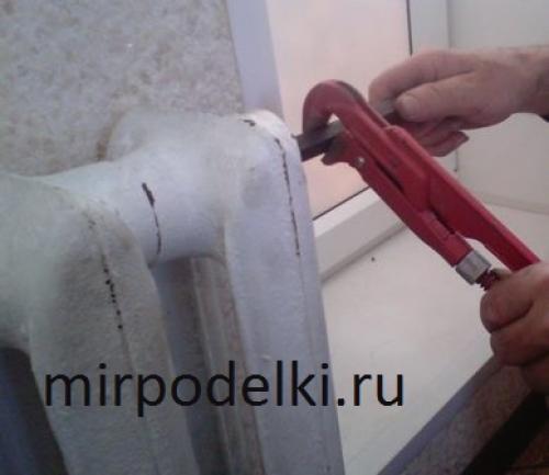 Замена секции алюминиевого радиатора. Алюминиевый радиатор отопления - Разборка конструкции 06 Замена секции алюминиевого радиатора. Алюминиевый радиатор отопления - Разборка конструкции 06