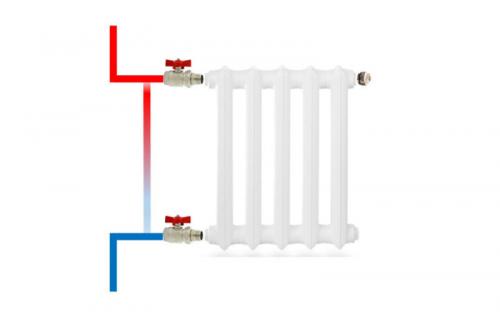 Как перекрыть батарею с двумя кранами. Как правильно перекрыть батарею отопления в квартире?