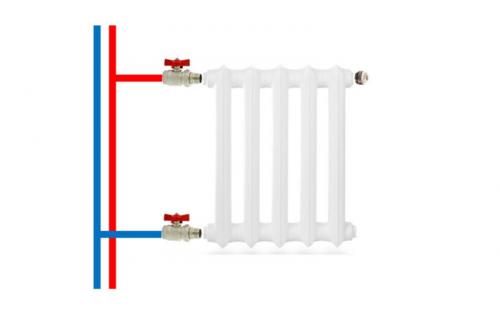 Как перекрыть батарею с двумя кранами. Как правильно перекрыть батарею отопления в квартире?