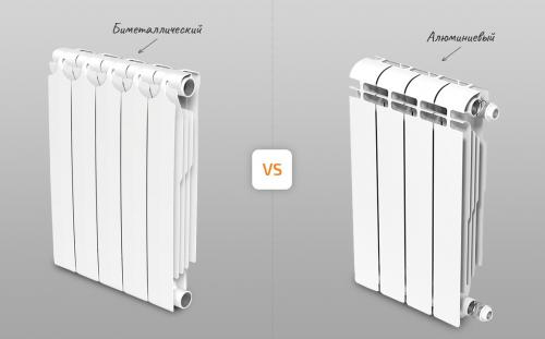 Алюминиевые и биметаллические радиаторы в одной системе. Сравнение биметаллических и алюминиевых радиаторов. Кто лучший?