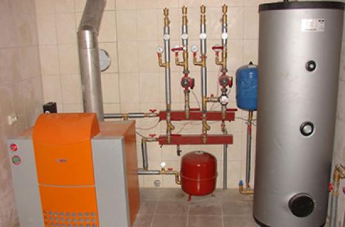 Схема отопления частного дома с газовым котлом: проект отопительной системы и требования к размещению